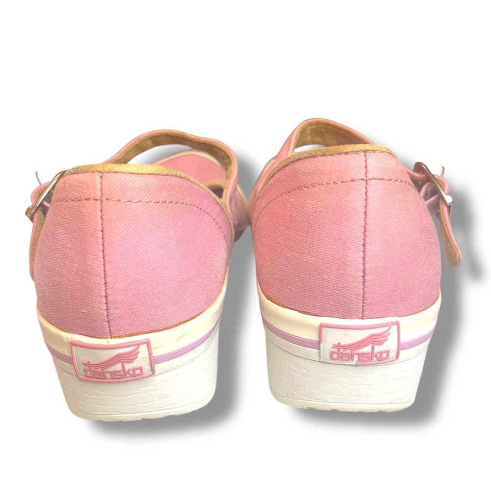 Dansko Pink Mary Jane Slip Resistant Shoes-Size 8.5/39 - Picture 6 of 7